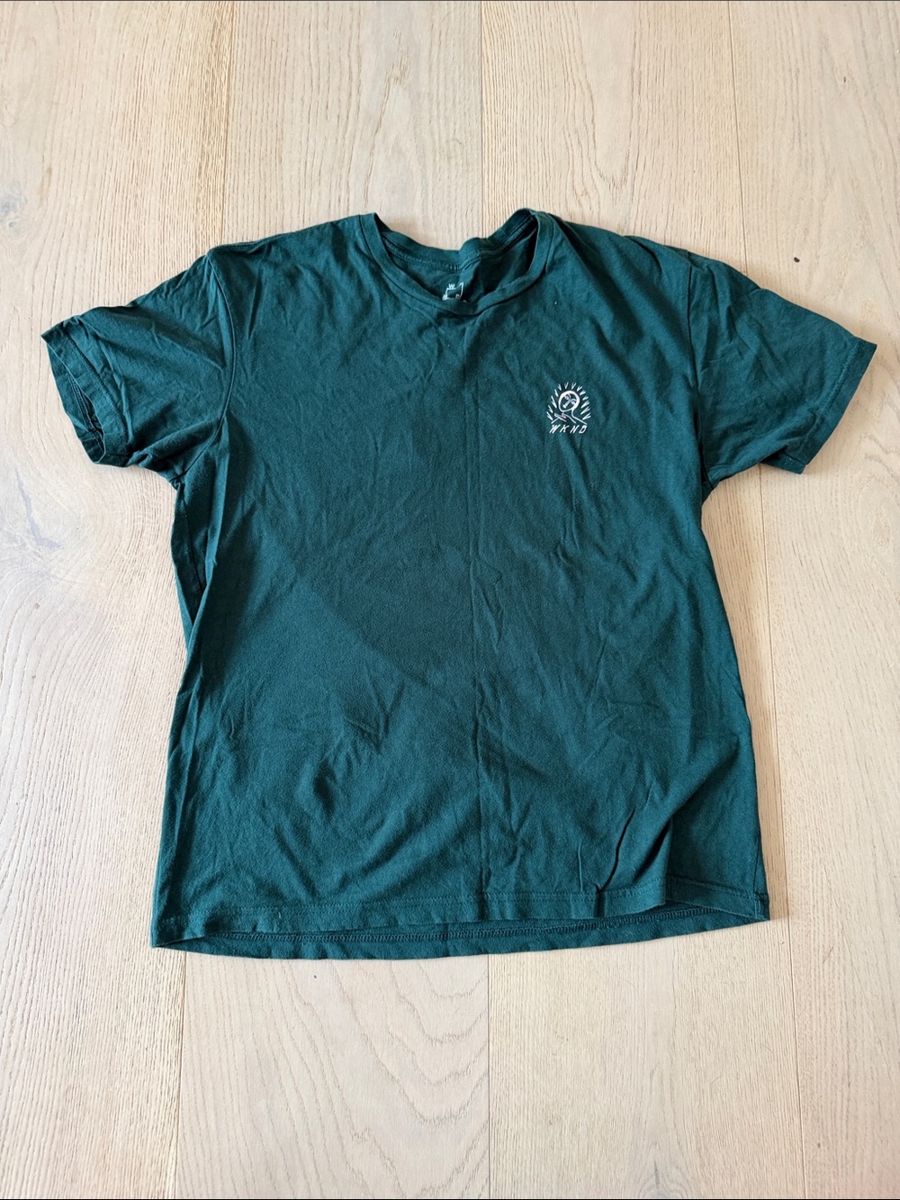 WKND Skateboards Men's Dark Green Graphic T-Shirt